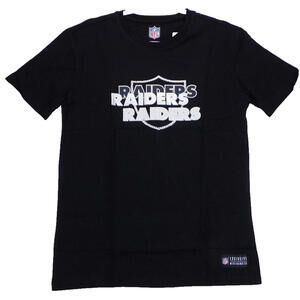 Las Vegas Raiders Men's Black & Silver T-Shirt Official NFL Apparel *NEW* MEDIUM